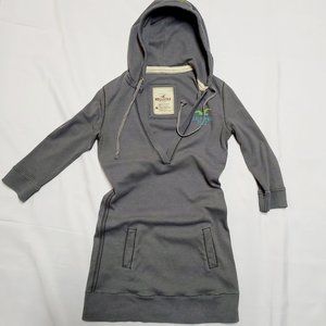 Hollister Gray Tunic Pullover Hoodie